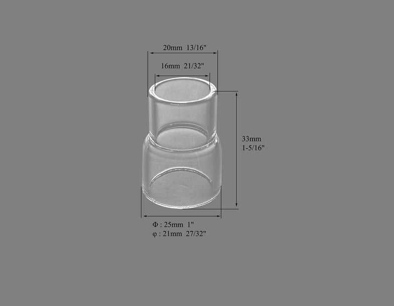 RIVERWELD TIG Gas Lens Collet Bodies 13N 45V Series Quartz Nozzle Clear Glass Cups 10# 5/8" 16.0mm & 12# 13/16" 20.0mm 4# ~ 8# 53N Series for SR WP 9 20 25 TIG Welding Torch 39pcs - Image 3